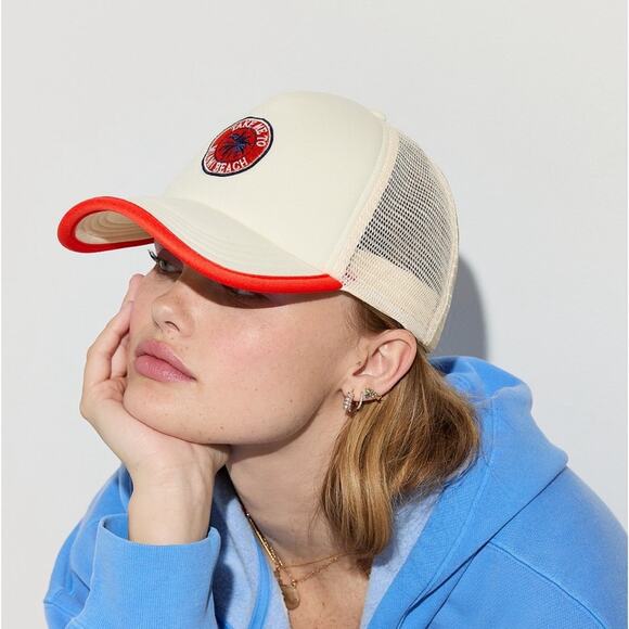 Victoria’s Secret PINK ‘ Take me to Miami’ Camp Trucker Hat - Picture 2 of 5